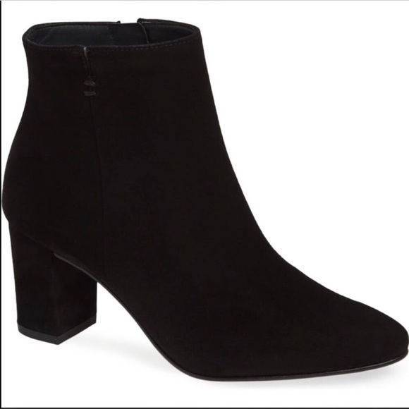 Paul Green Shoes - Paul green Black suede Valerie boots Paul green Size 5=size 7.5